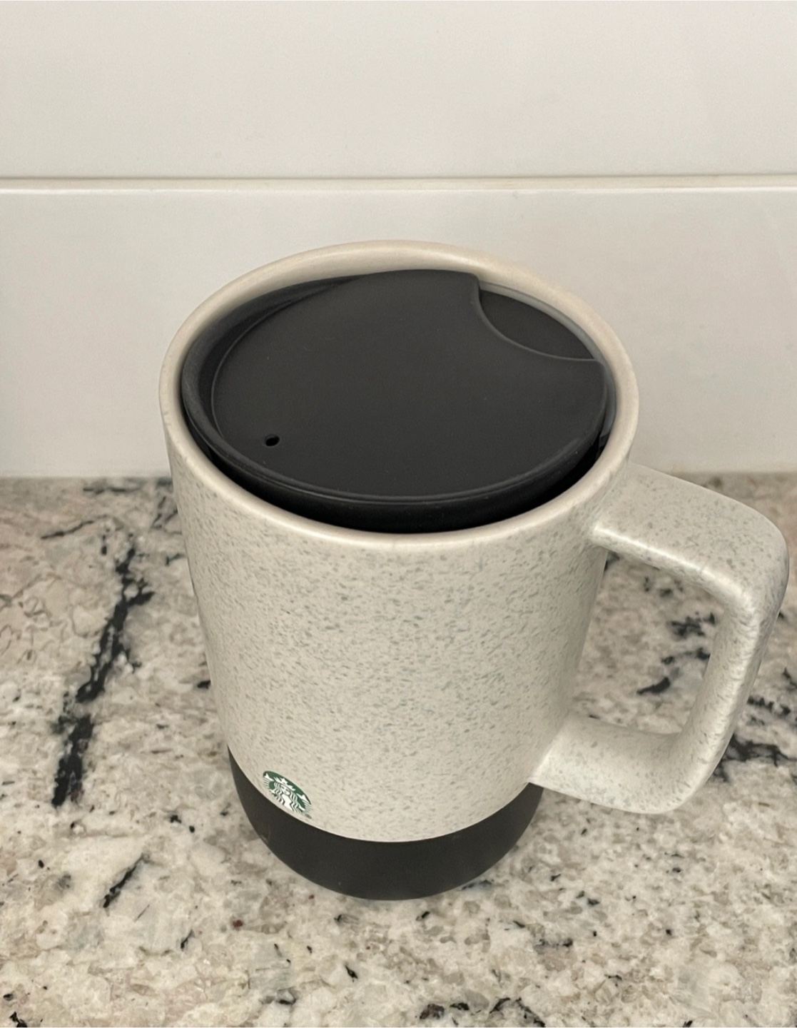 Starbucks Speckled Beige Mug with Lid