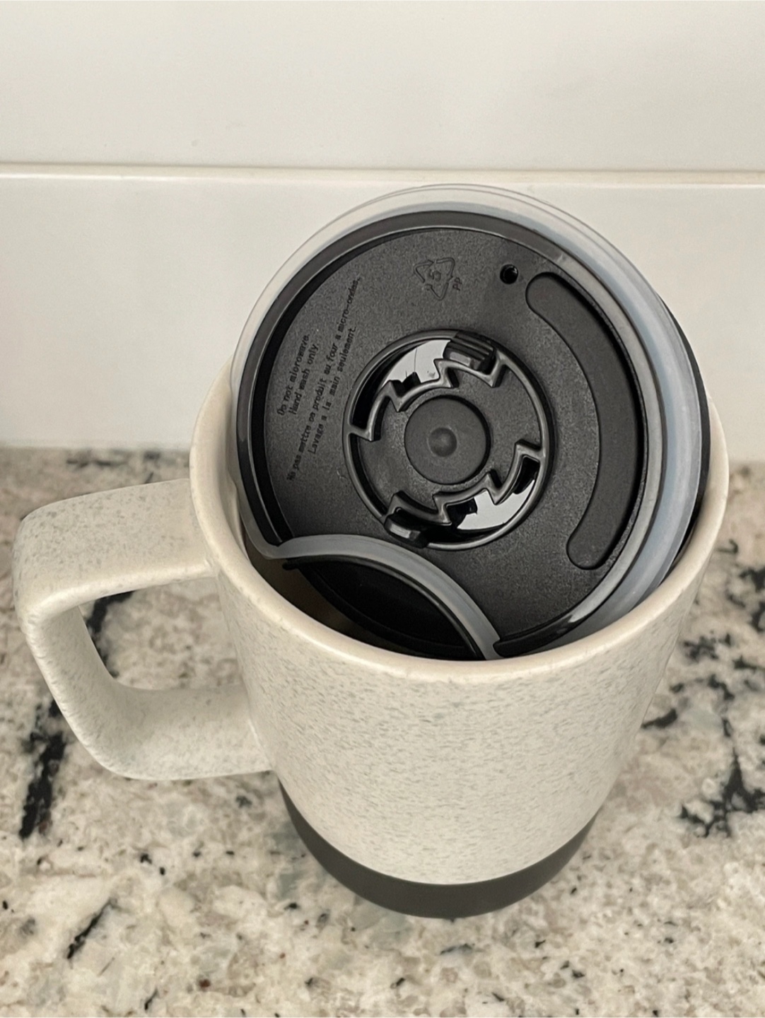 Starbucks Speckled Beige Mug with Lid - photo 4