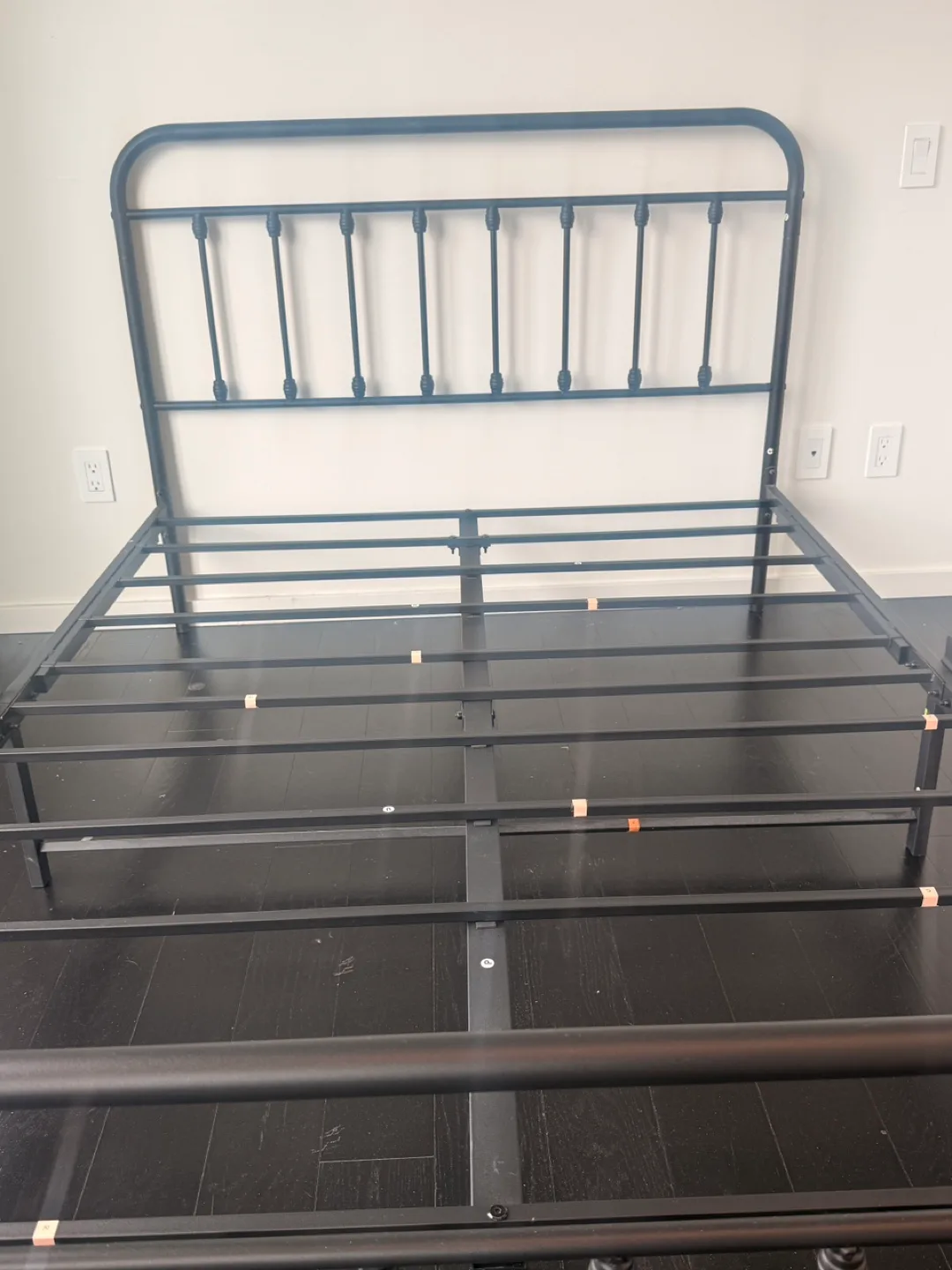 IKEA Black Metal Bed Frame double size image indicator(2)