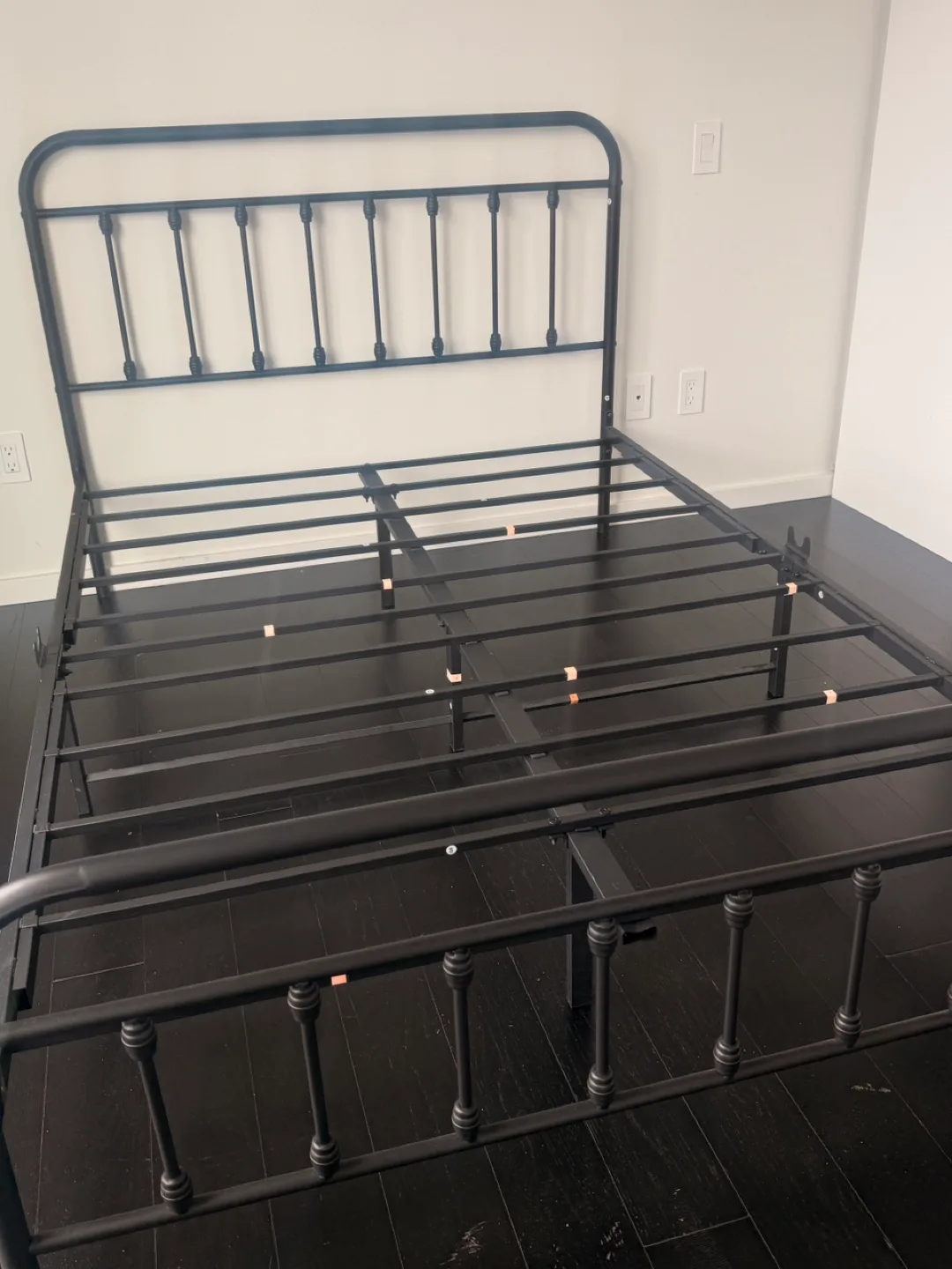 IKEA Black Metal Bed Frame double size image indicator(6)