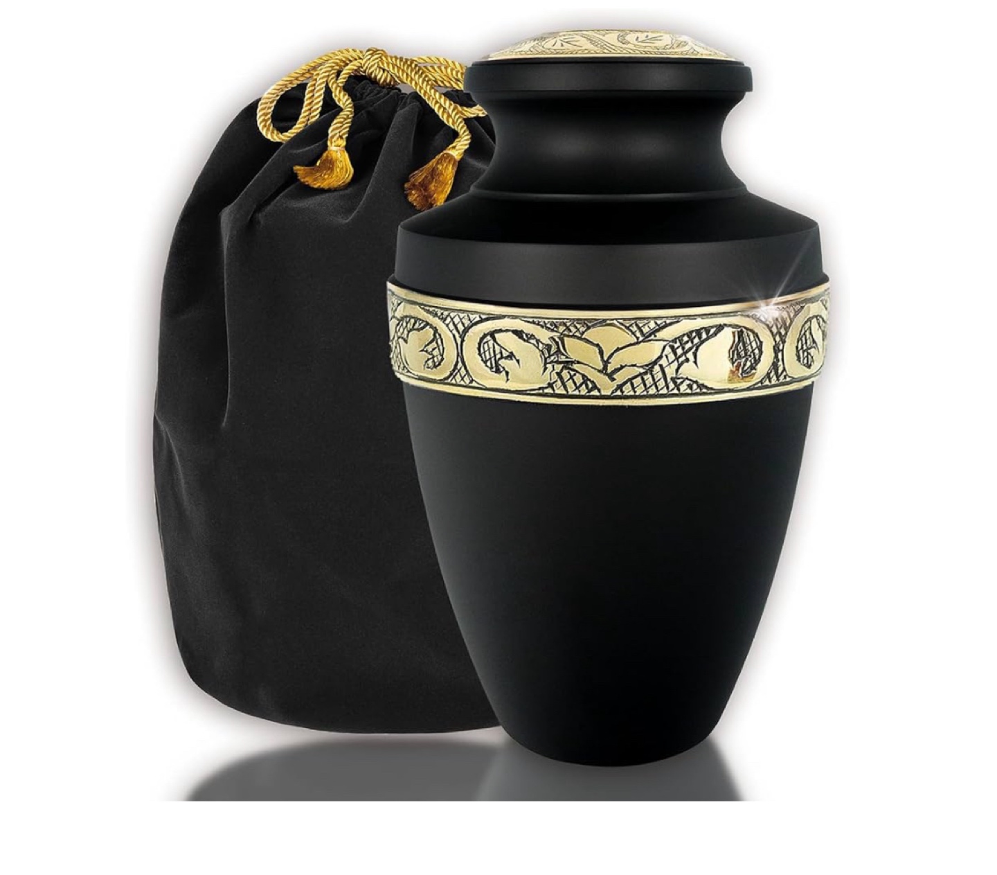 Trupoint Serenity Black Large Memorial Urn