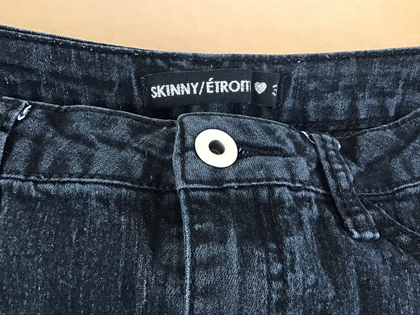Skinny/Étroit Black Jeans - Size 3