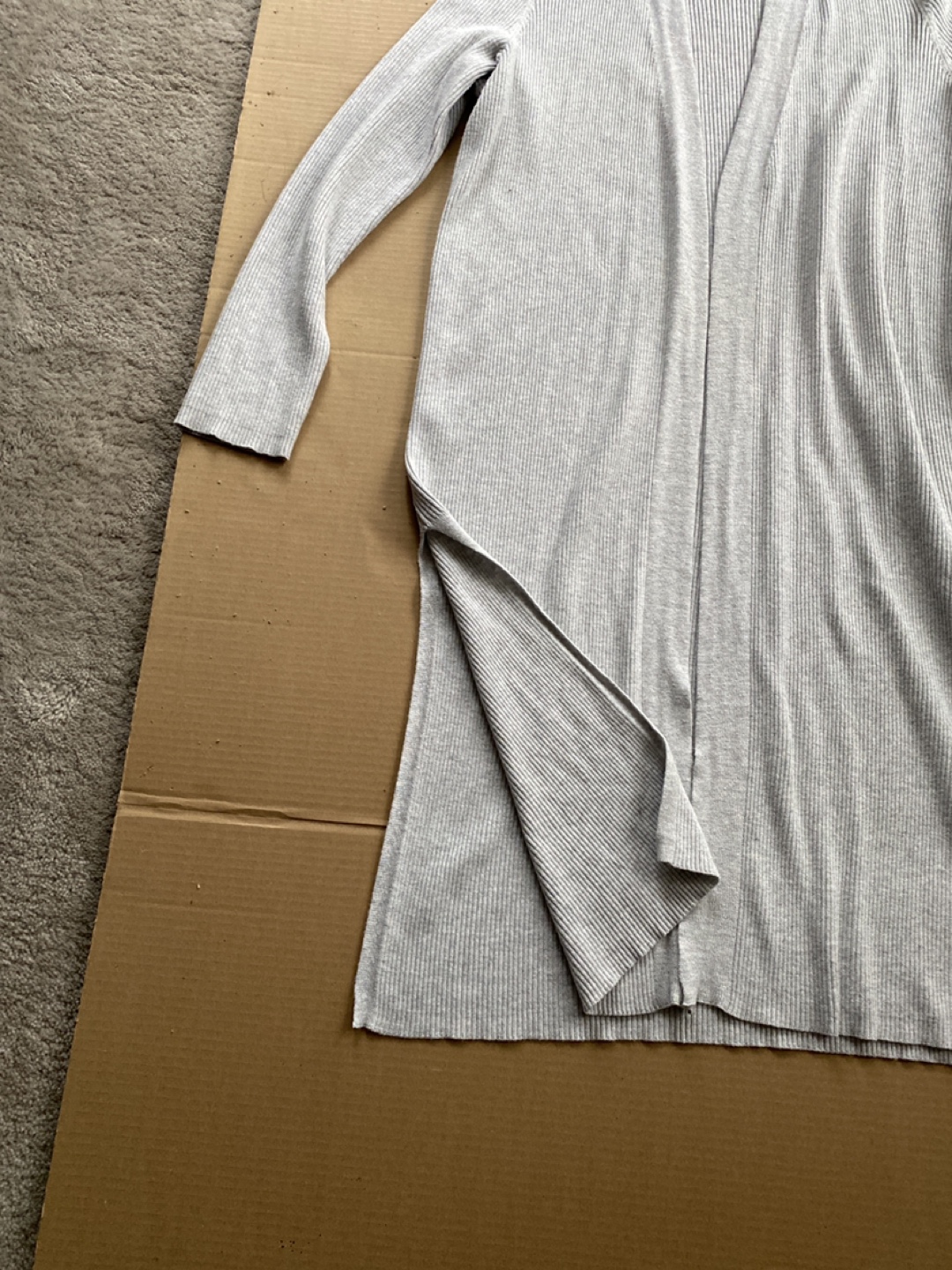 Jones New York Grey Cardigan - Size L - photo 2