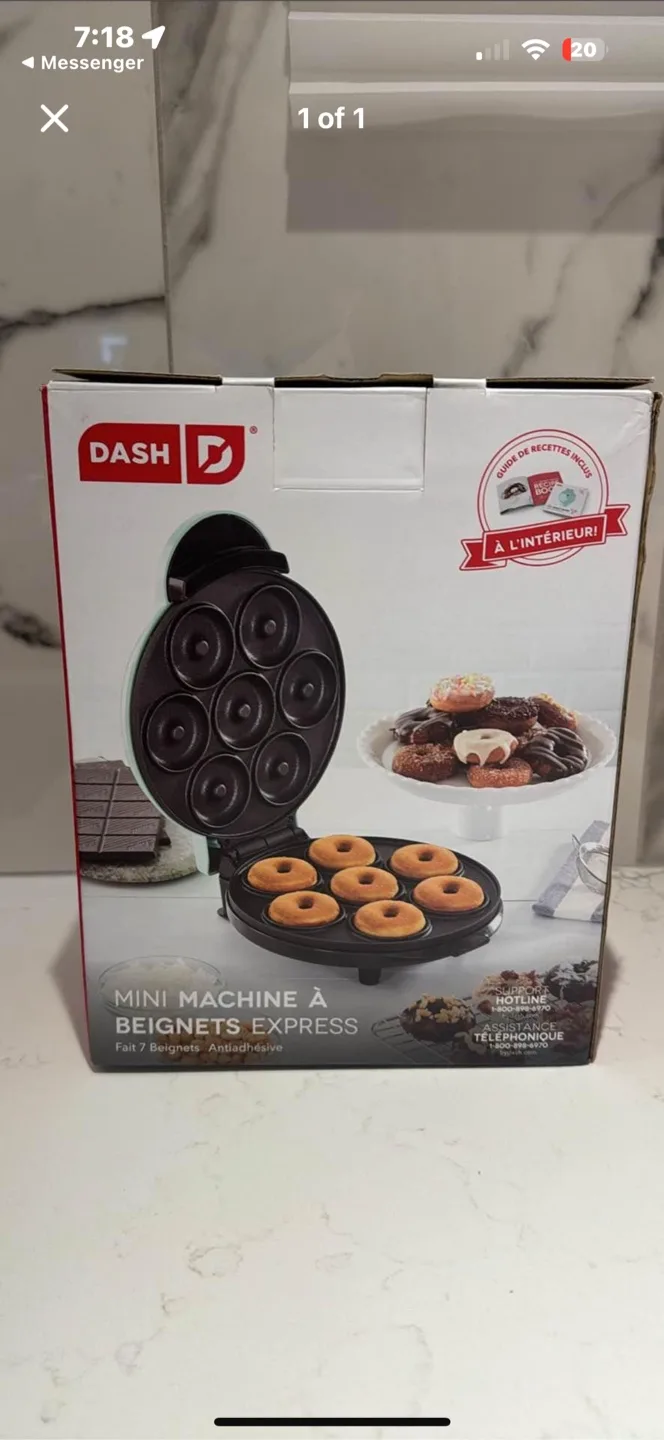 Dash Mini Donut Maker - Beignets Express thumbnail