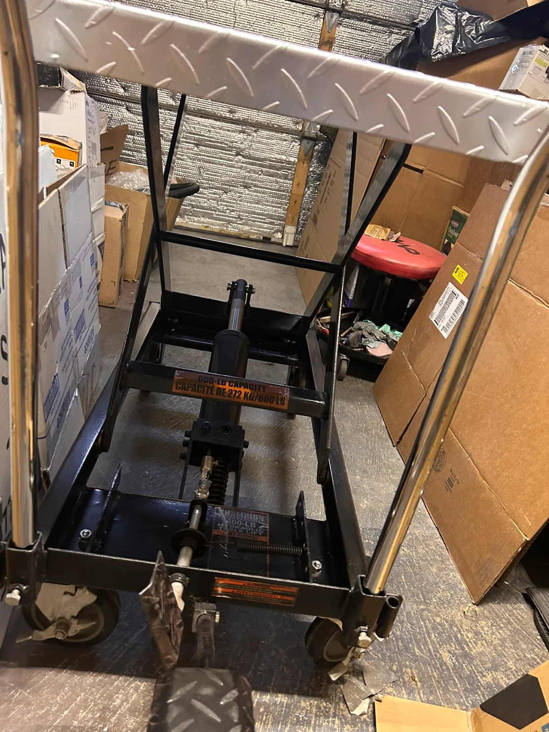 Hydraulic Lift Table Cart image indicator(2)