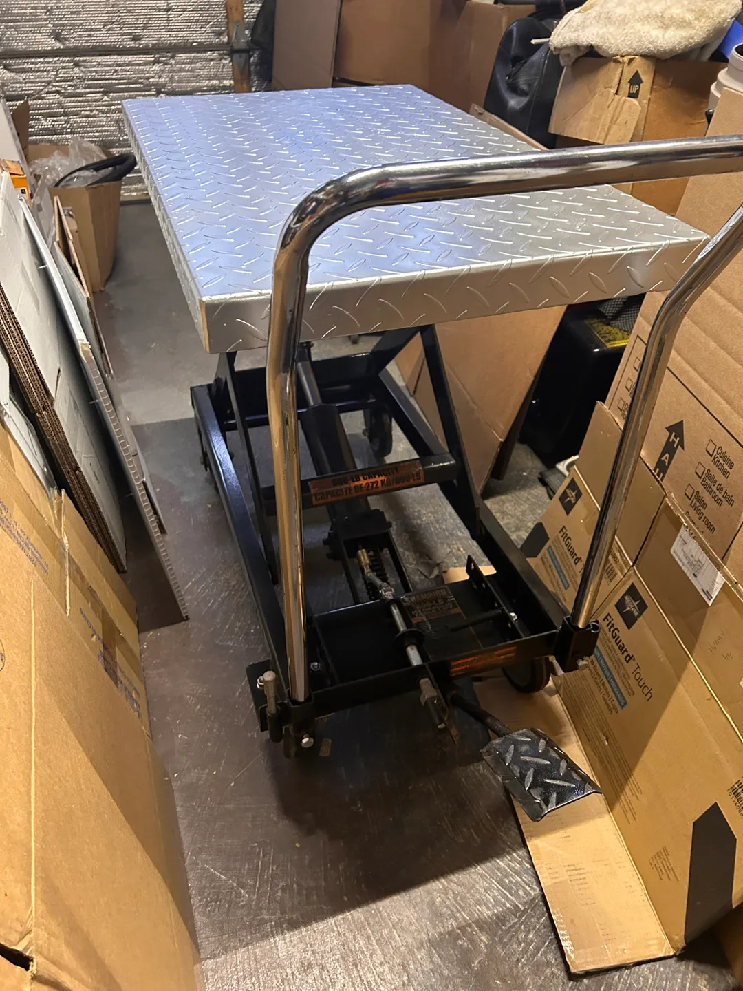 Hydraulic Lift Table Cart image indicator(4)