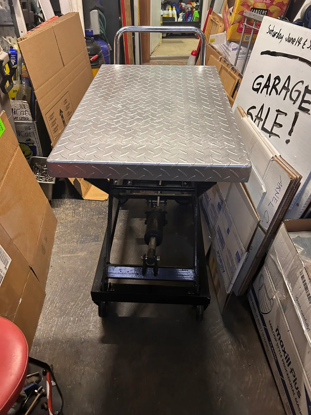 Hydraulic Lift Table Cart image indicator(5)