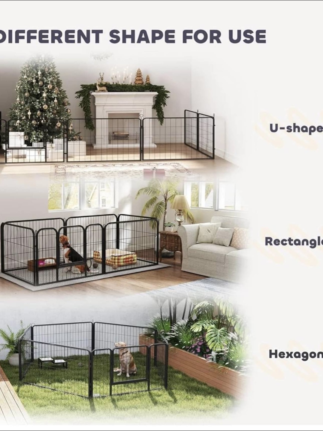 Convertible Pet Playpen - Versatile Design
