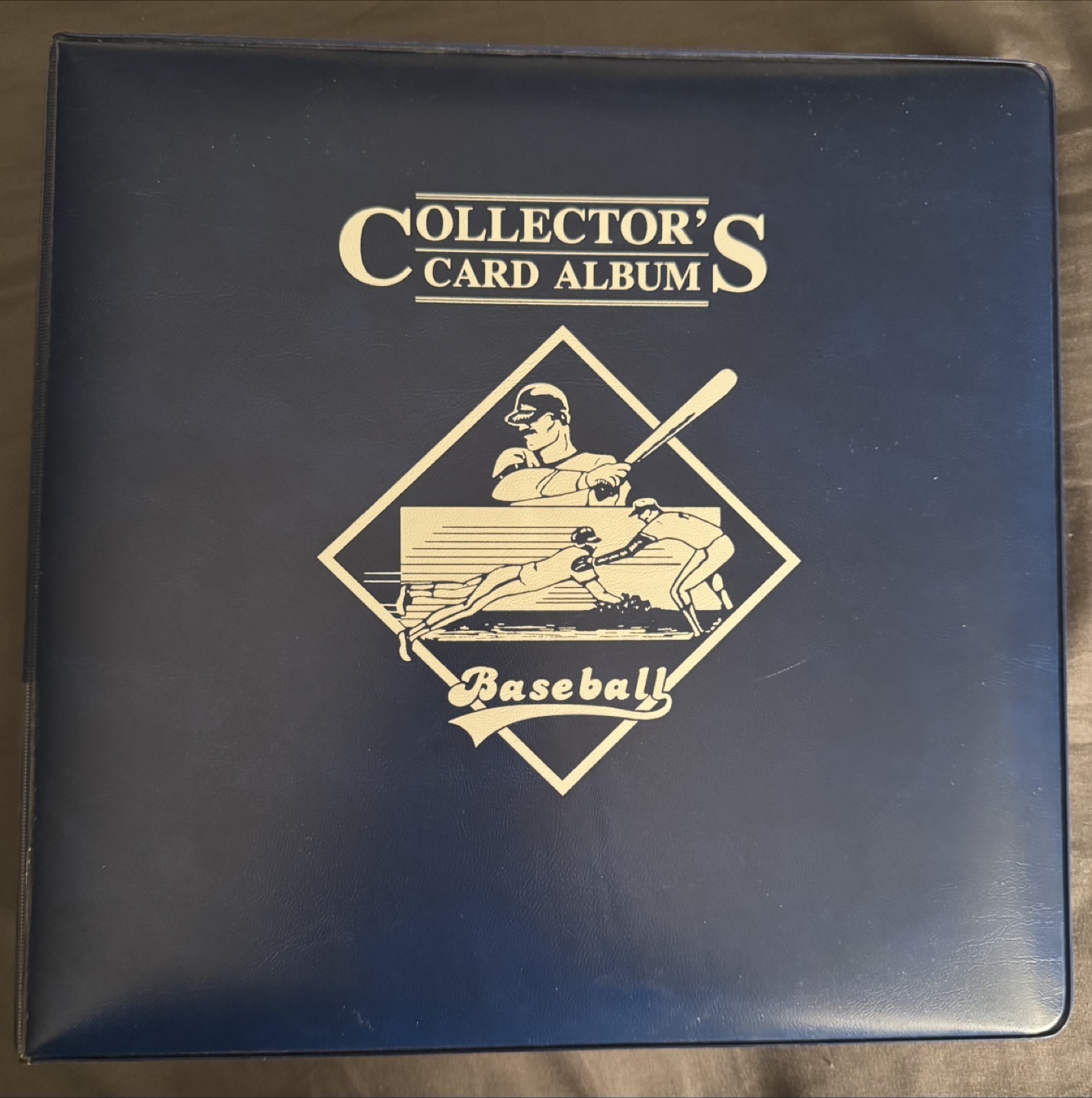 Baseball Card Binder w./26 Empty 9-Card Pages