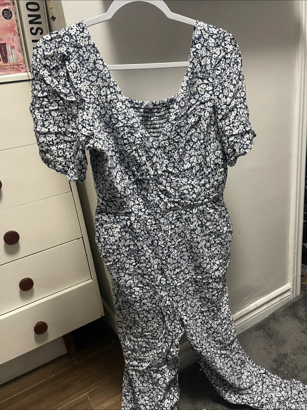 Floral Smocked Jumpsuit thumbnail