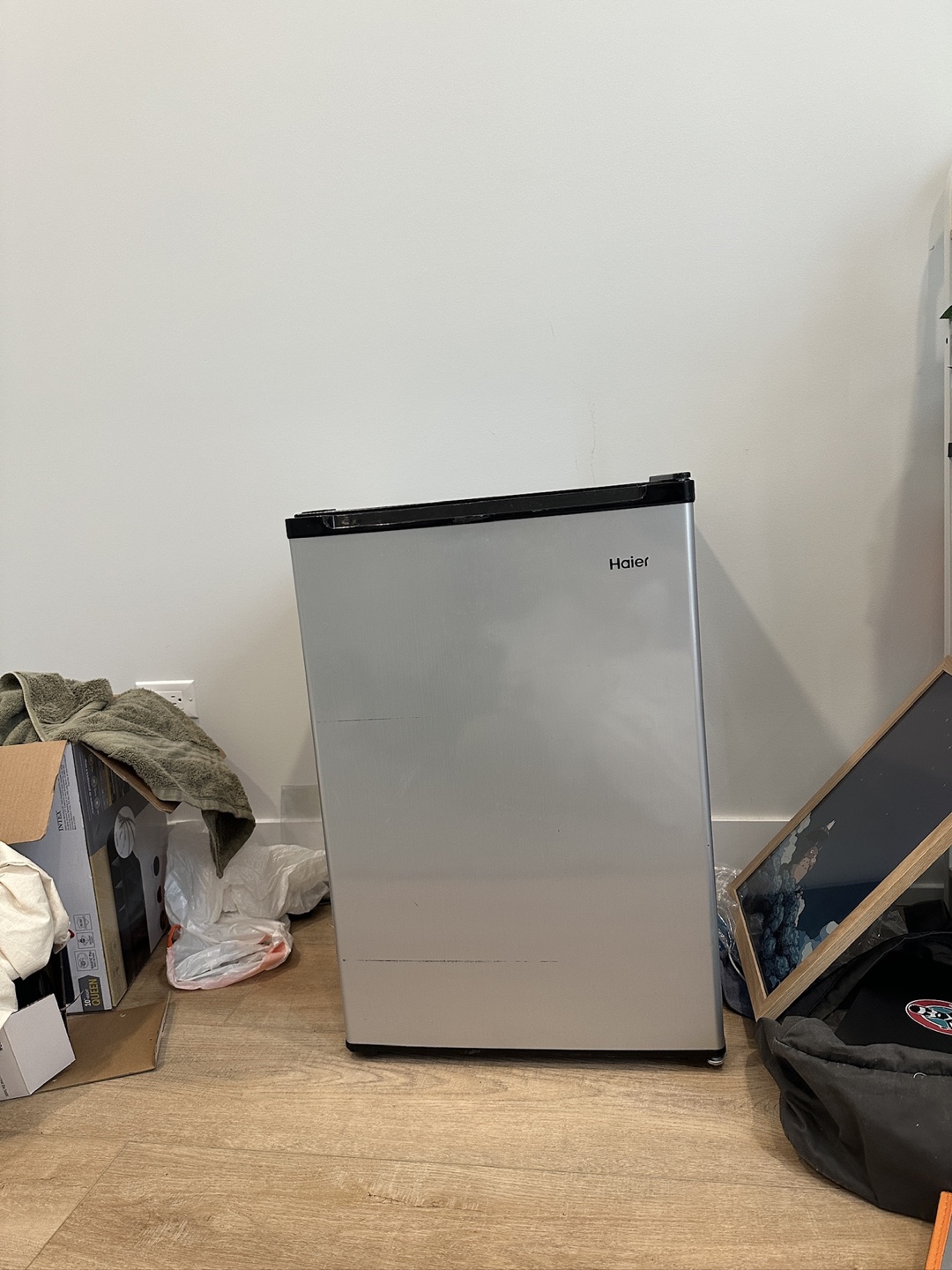 Haier Compact Mini Fridge - Silver