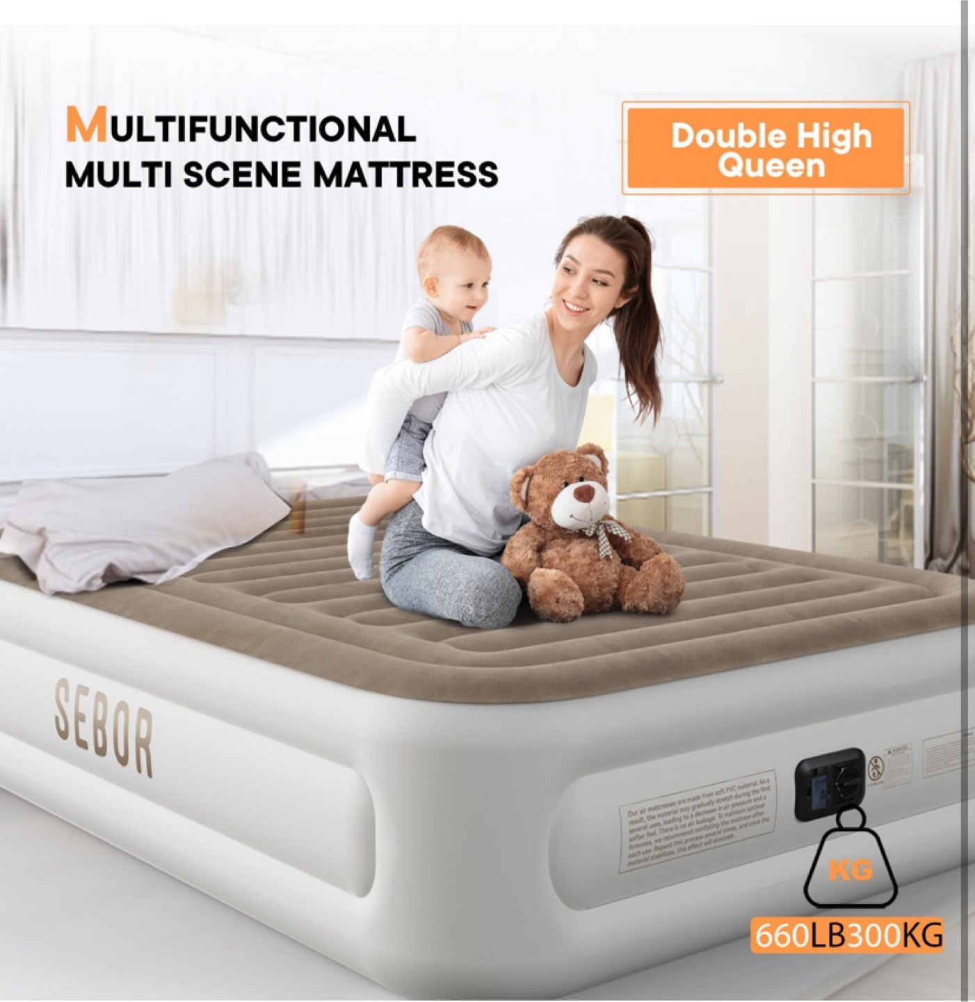 Sebor 18" Queen Size Air Mattress - photo 5