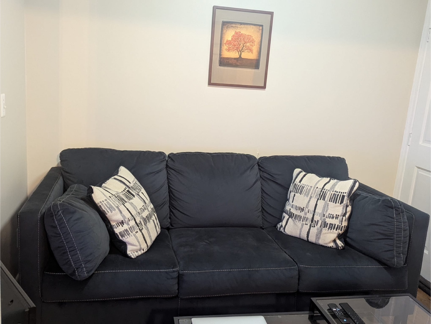 Dark grey Sofa - 87" x 40" x 38" - photo 2