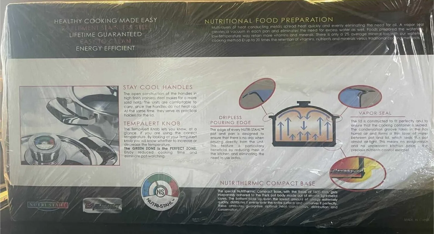 Nutri Stahl Cooking System (New) image indicator(2)