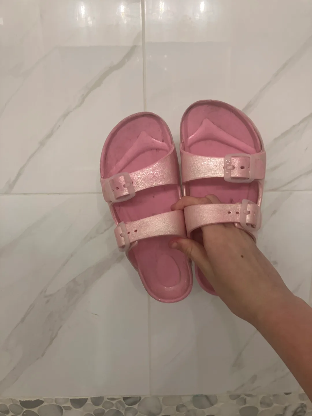 Birkenstock Arizona Essentials EVA Pink Sandals thumbnail