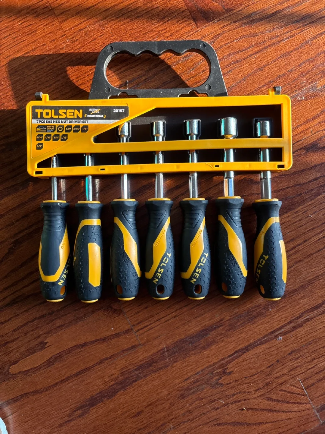 TOLSEN 7PCS SAE HEX Nut Driver Set thumbnail