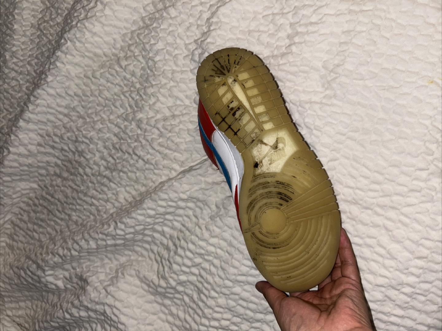 Nike Dunk Low Free 99 White Red Blue Yellow - photo 5
