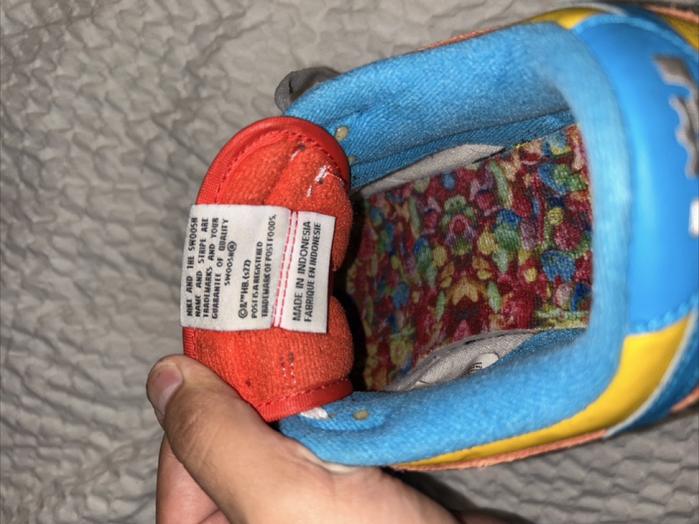 Nike Dunk Low Free 99 White Red Blue Yellow - photo 4
