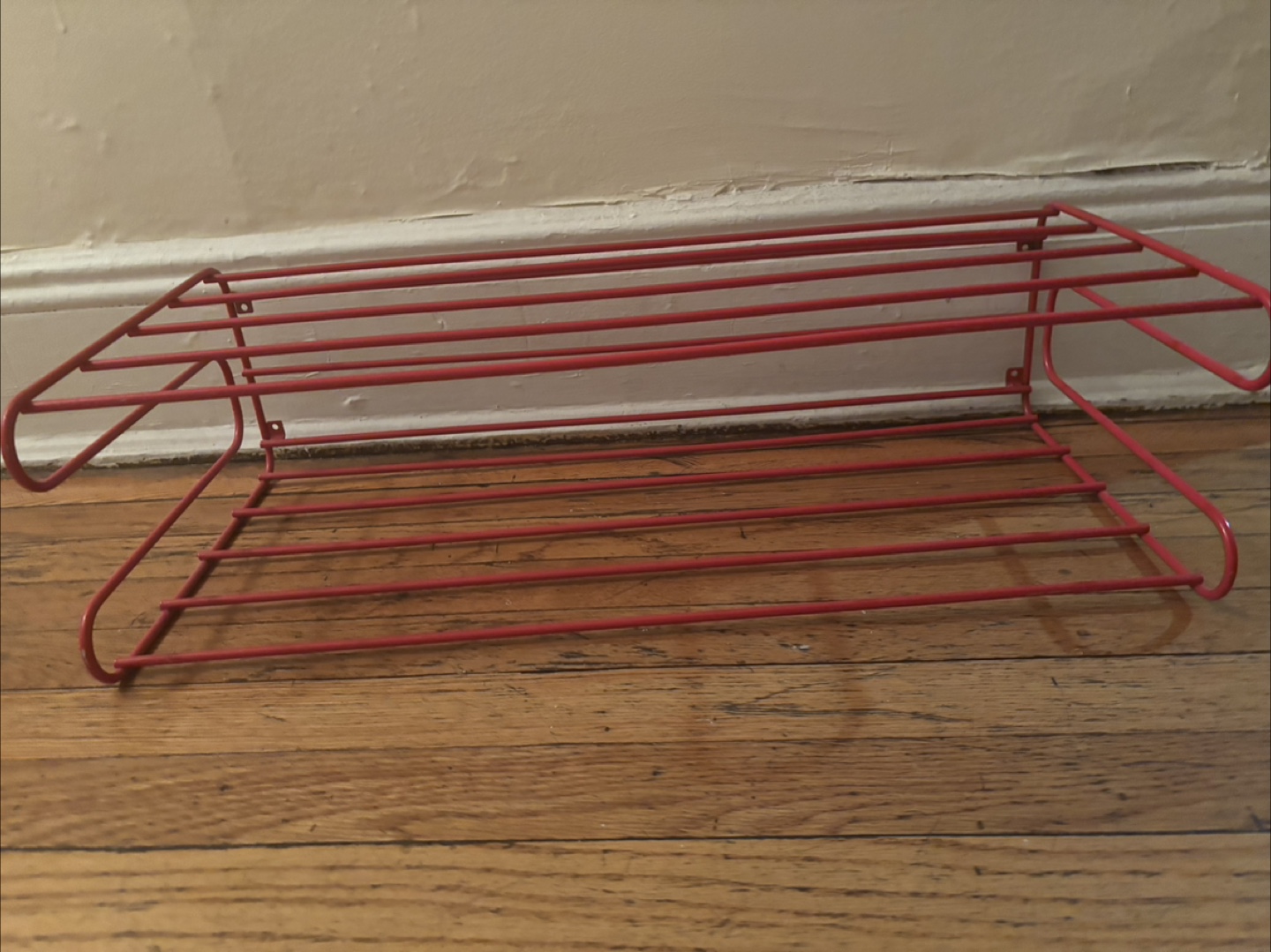 Red Metal Rack