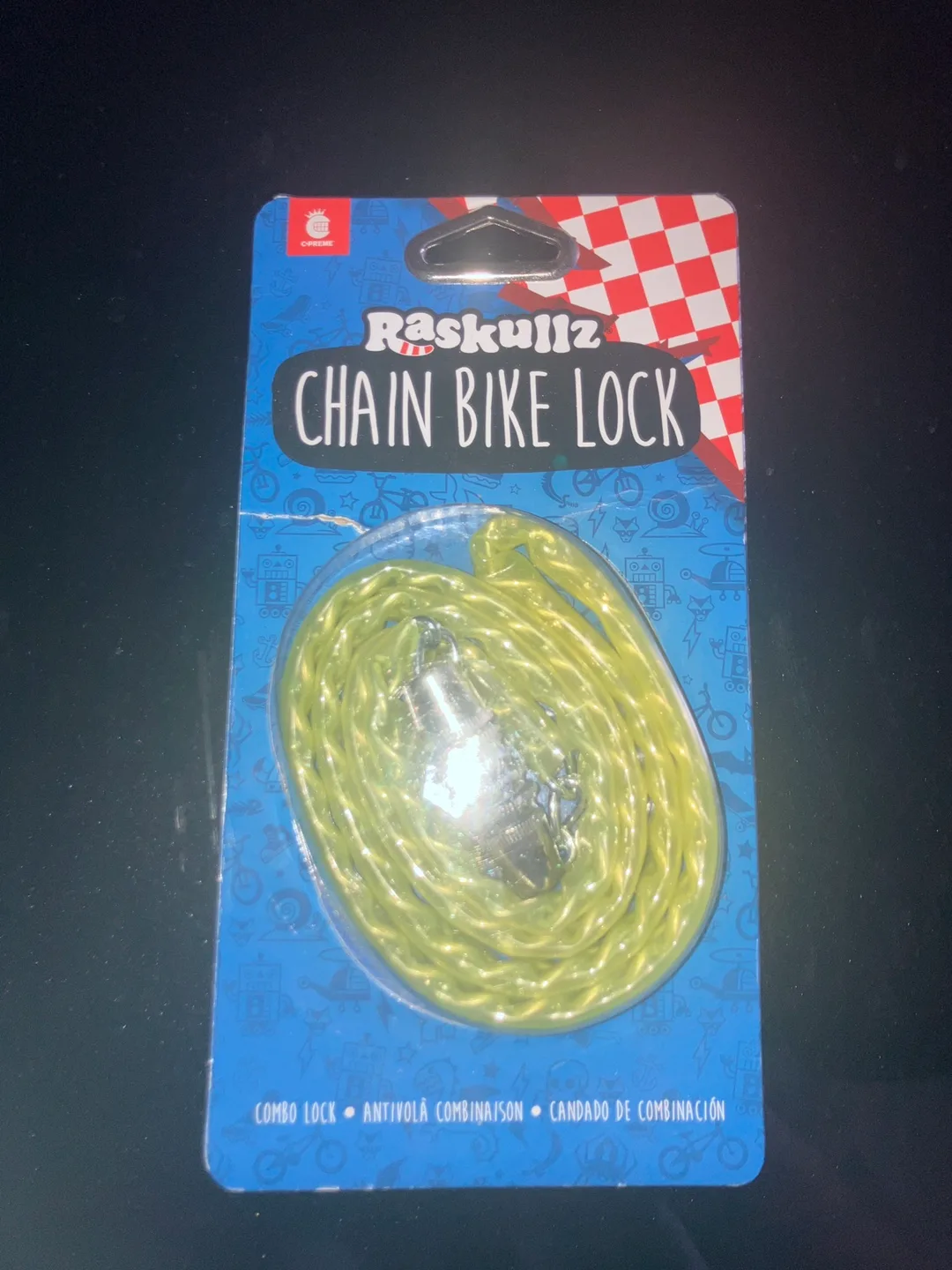 Raskullz Chain Bike Lock - New in Package! thumbnail
