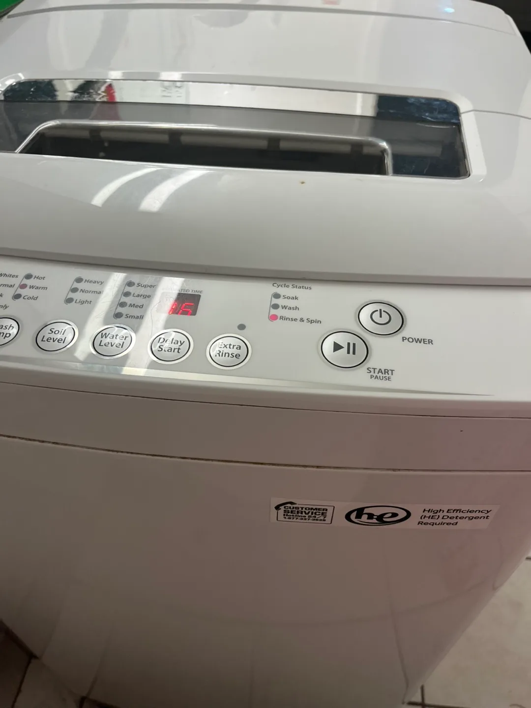 Haier Automatic Washing Machine HLPW028AXW thumbnail