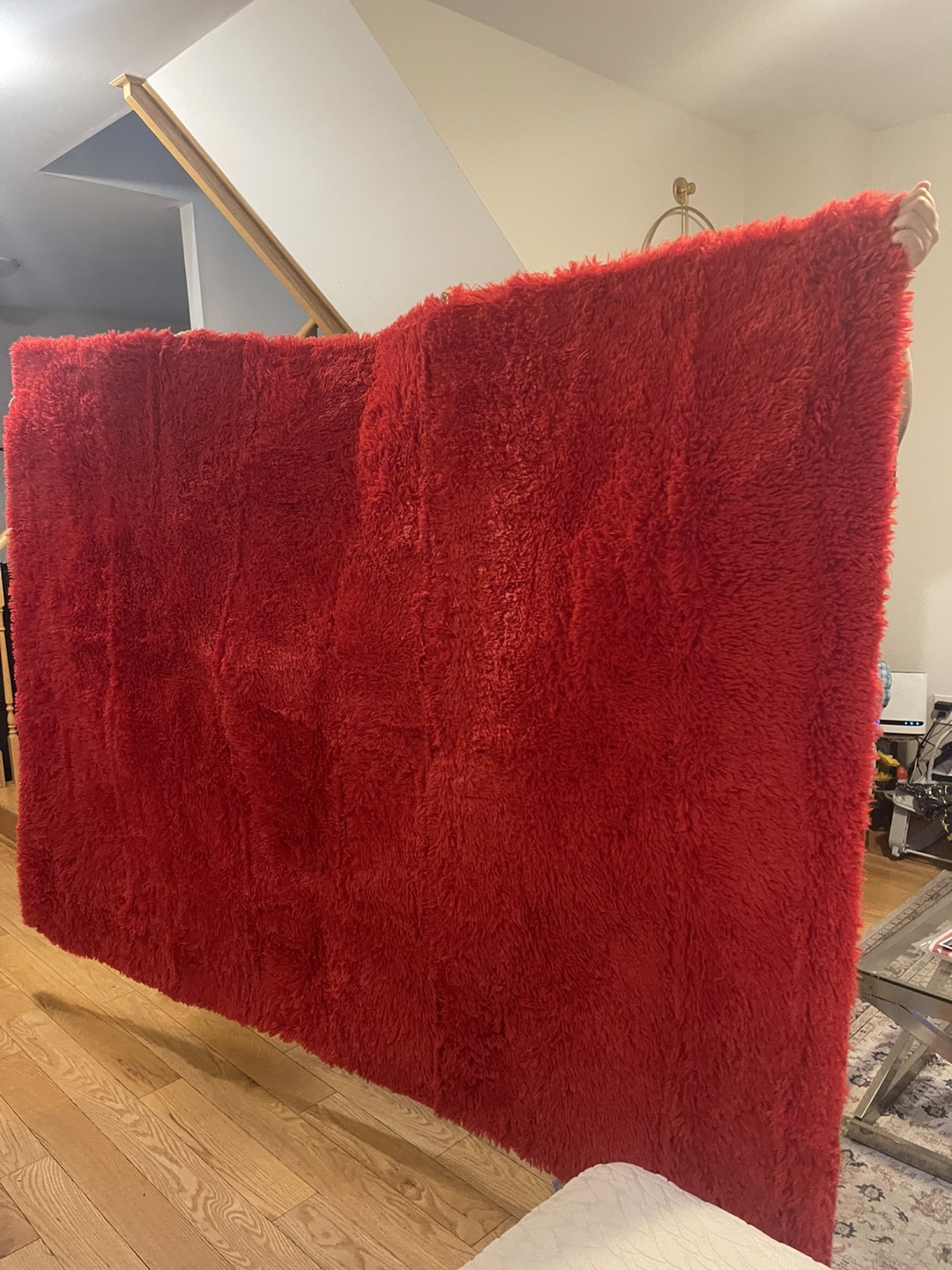 Red Shag Rug 8/5 - photo 2
