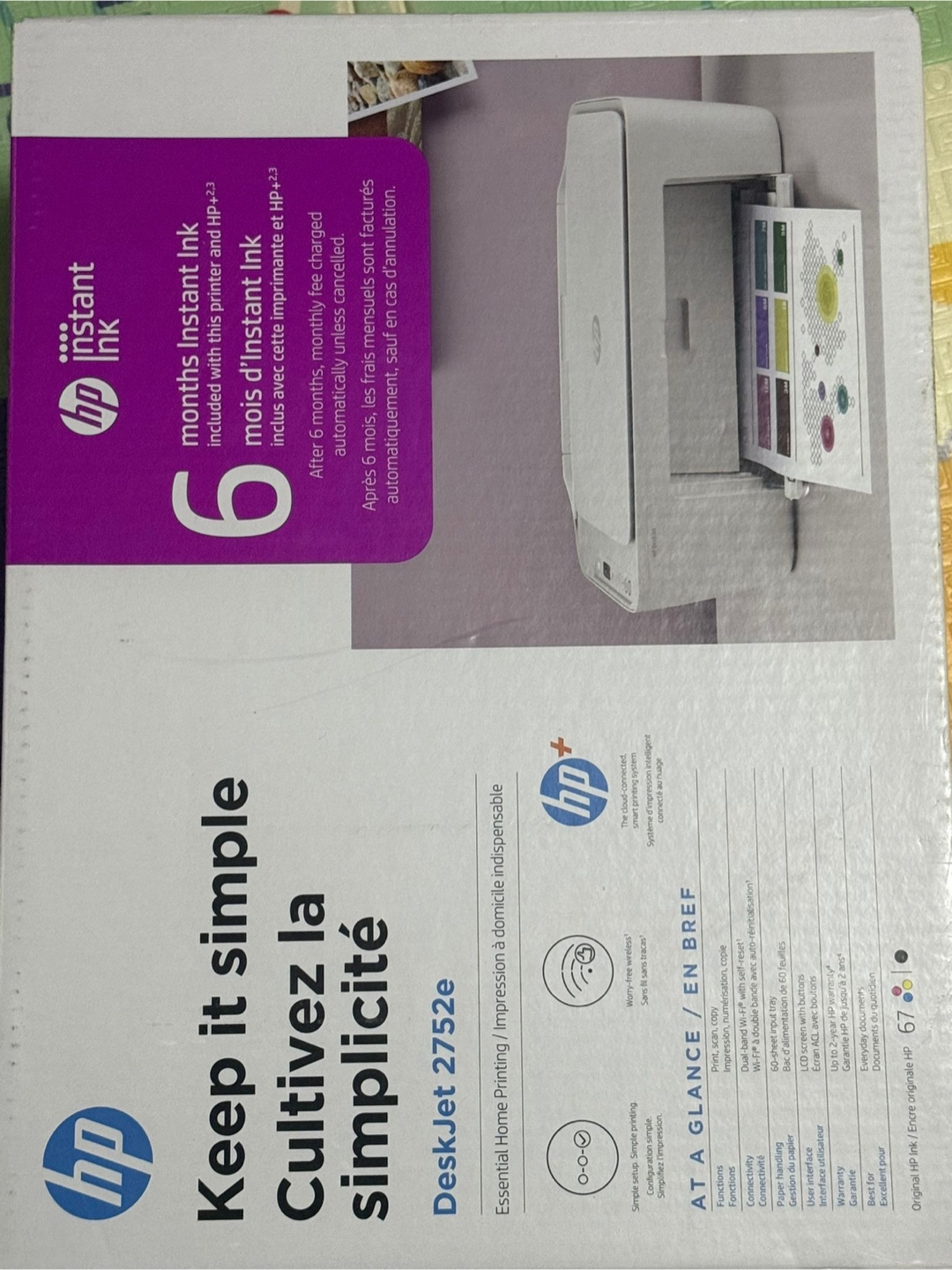 HP DeskJet 2752e All-in-One Printer - New in Box!