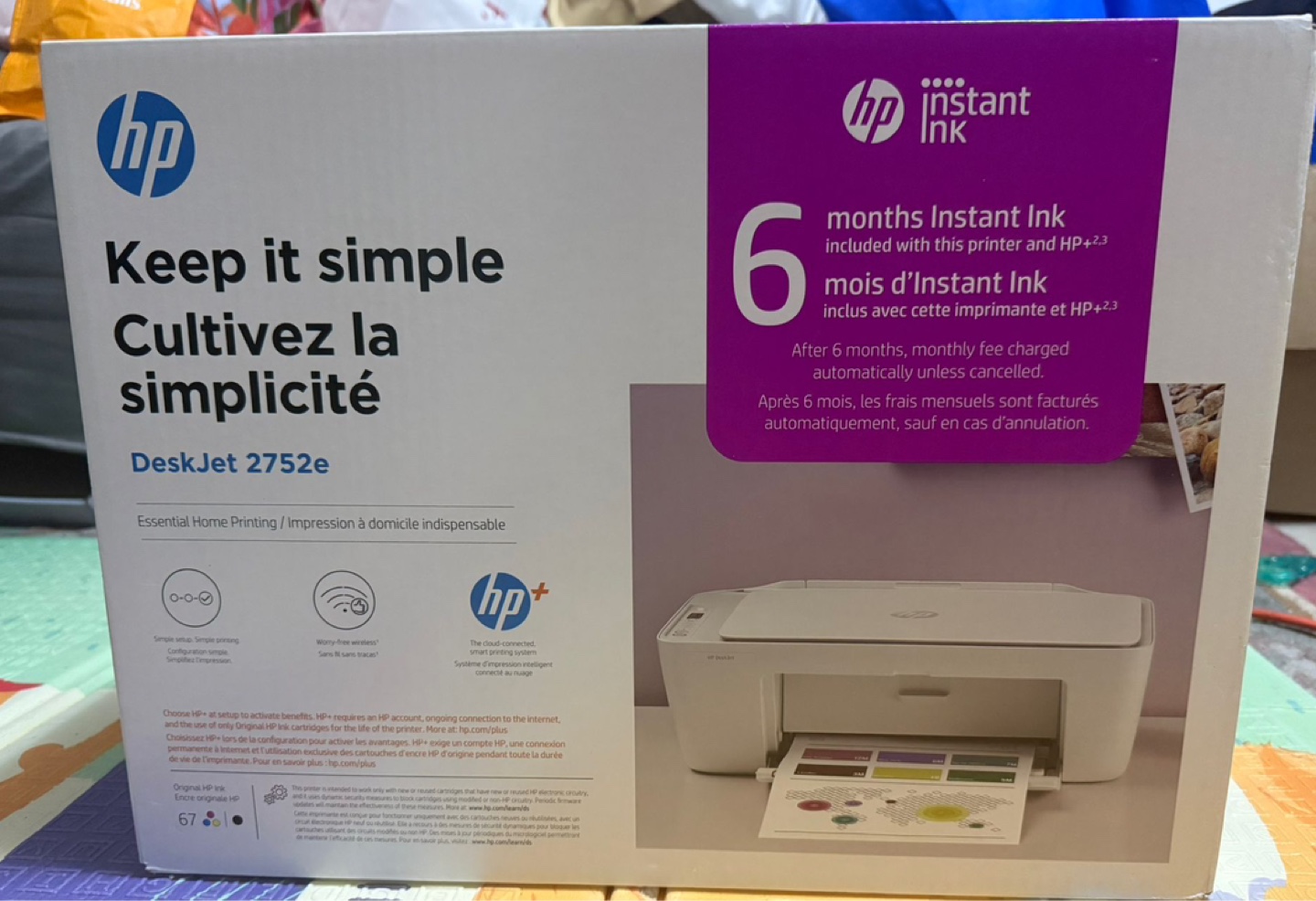 HP DeskJet 2752e All-in-One Printer - New in Box! - photo 2