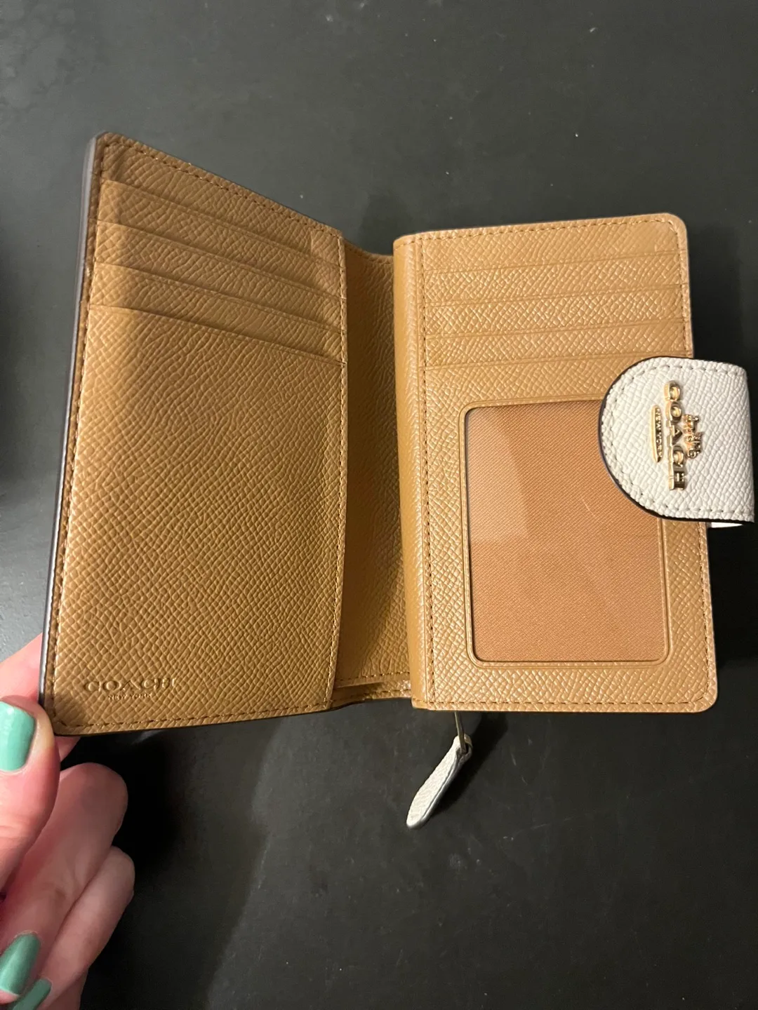 Coach Trifold Wallet - Cream image indicator(2)
