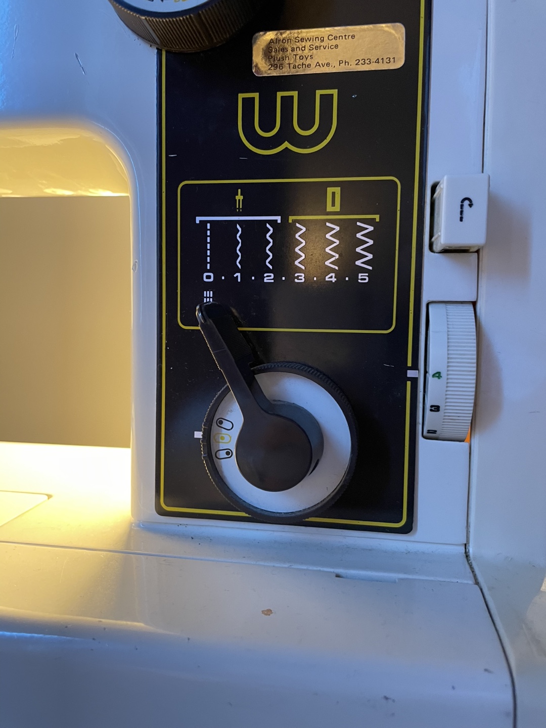 White Sewing Machine - photo 2