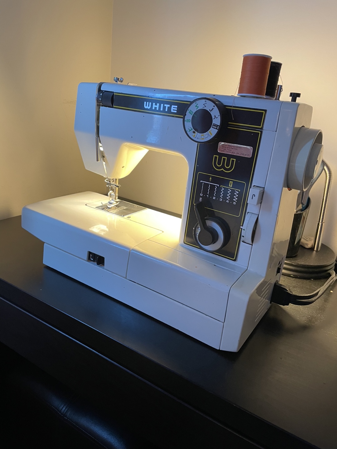 White Sewing Machine