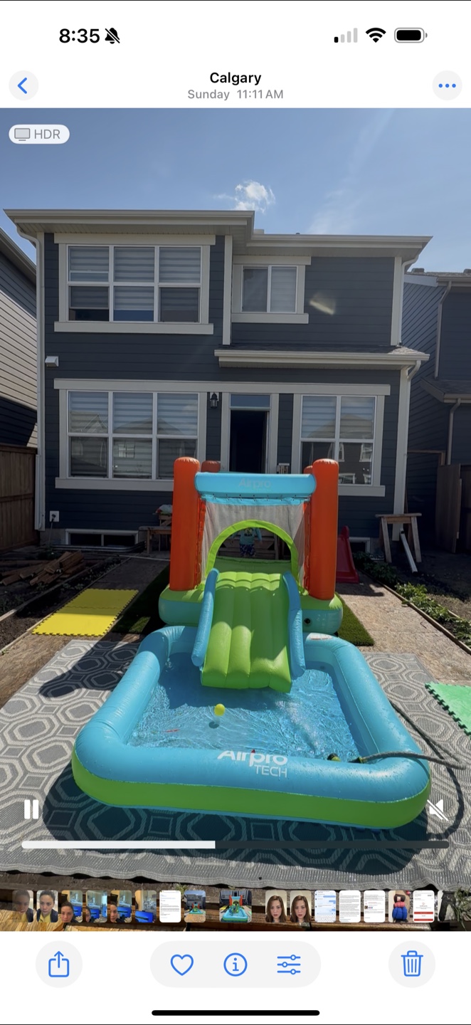 Airpro TECH Inflatable Water Slide Pool