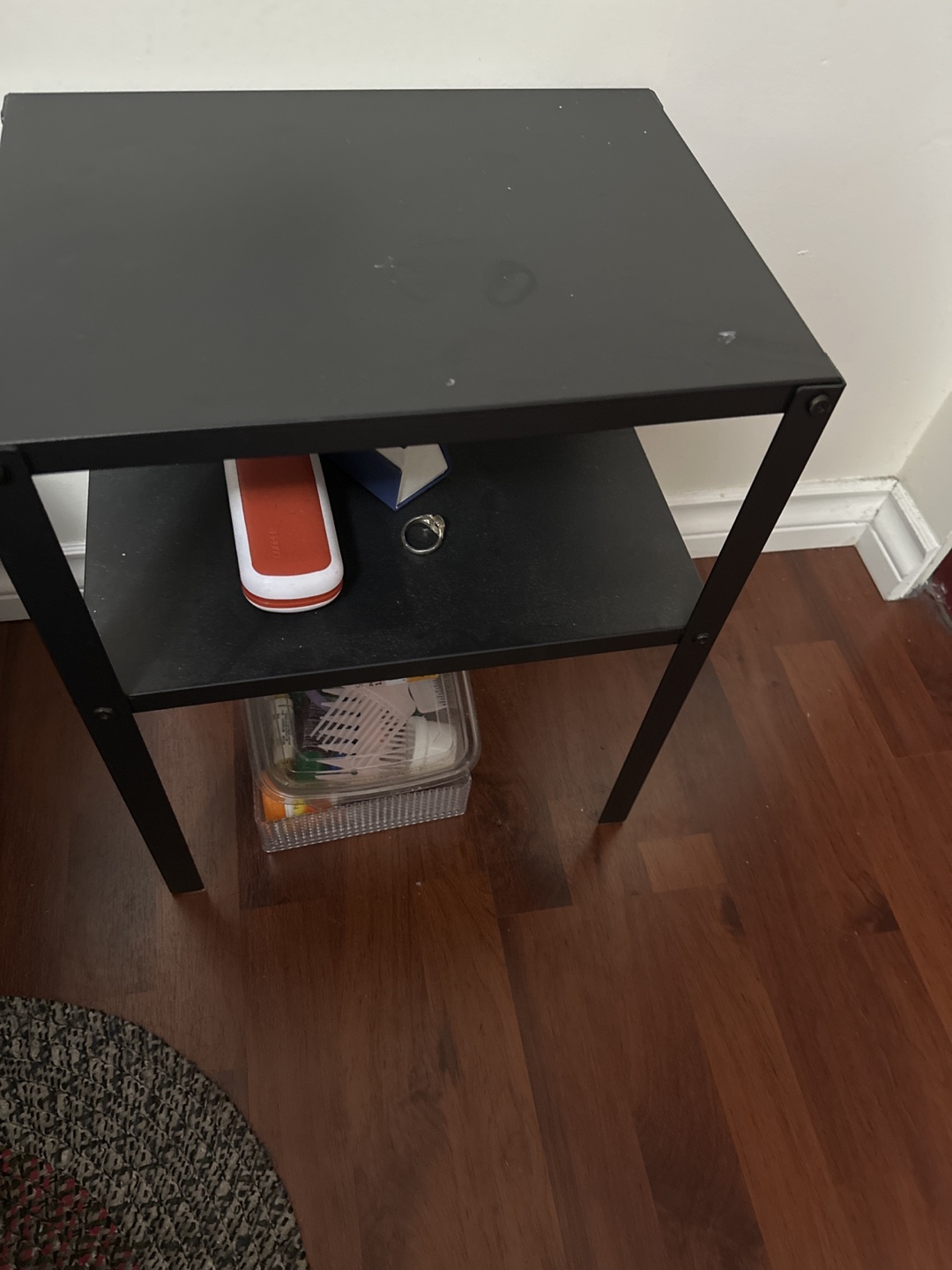 Black Metal Side Table