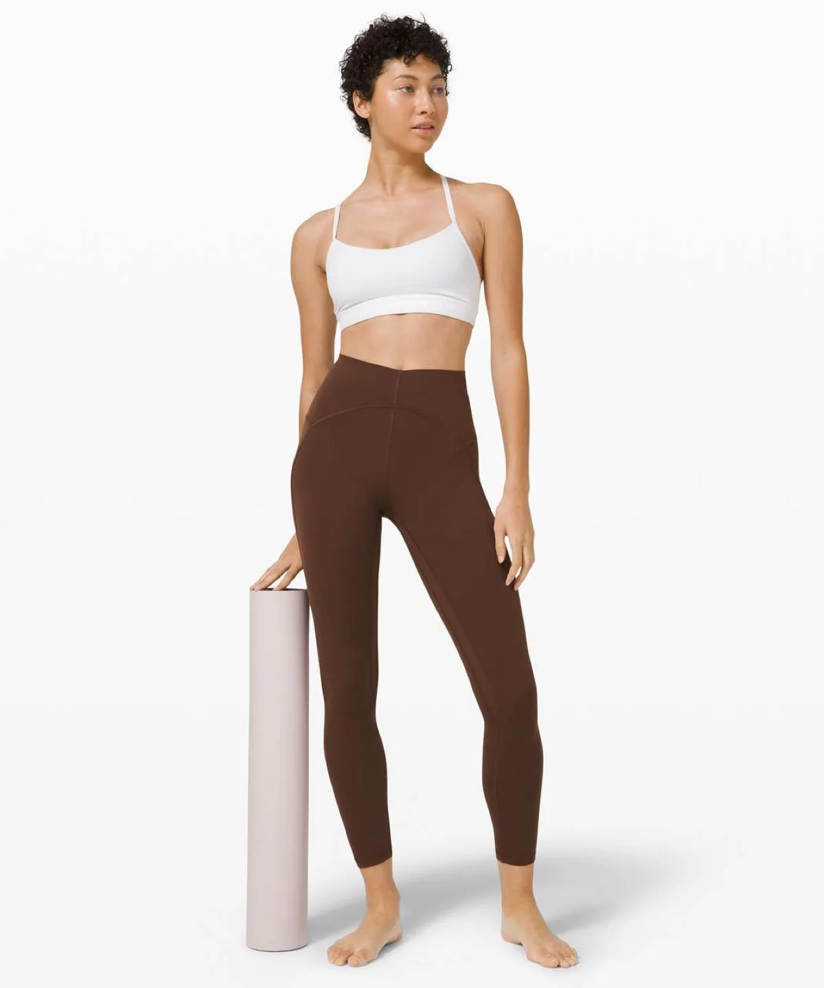 Lululemon Unlimit High Rise Leggings Size 2 Brown image indicator(2)