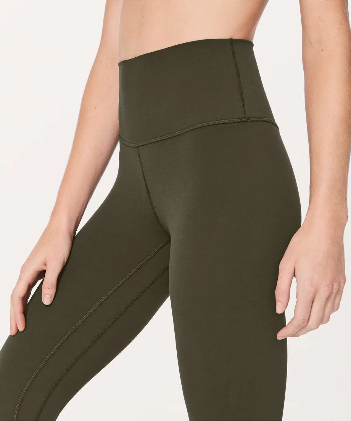 Lululemon Olive Green Align Leggings - Size 2 image indicator(2)