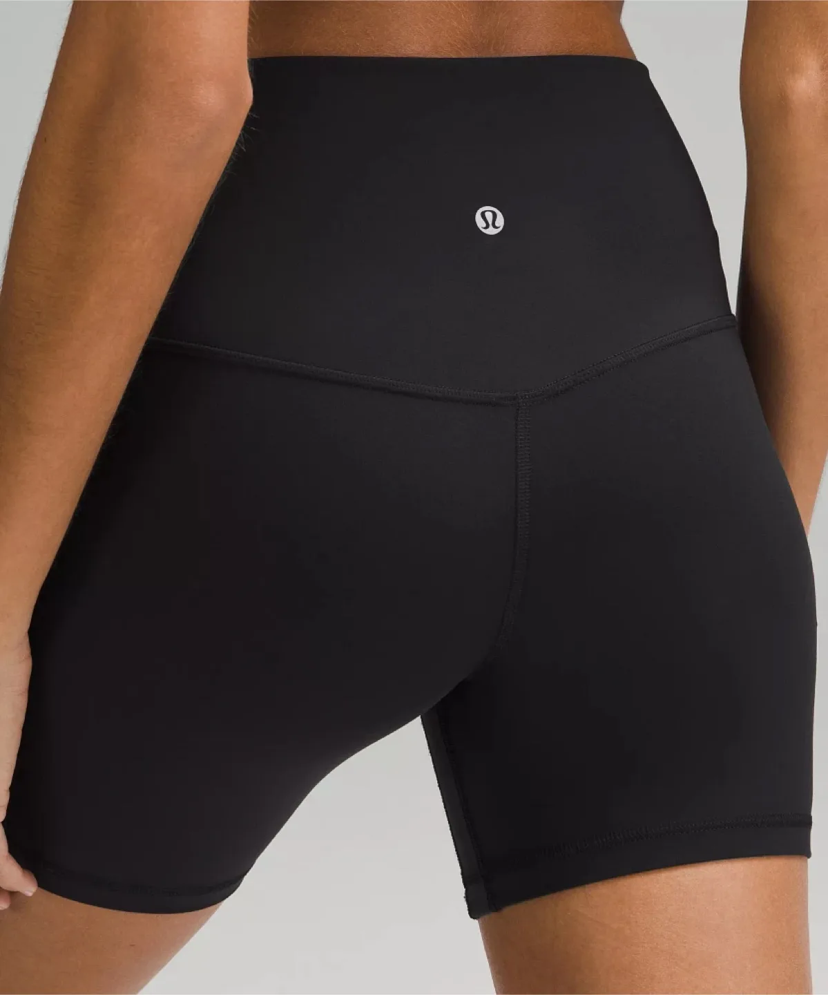 Black Lululemon Align High Rise Bike Shorts - Black thumbnail