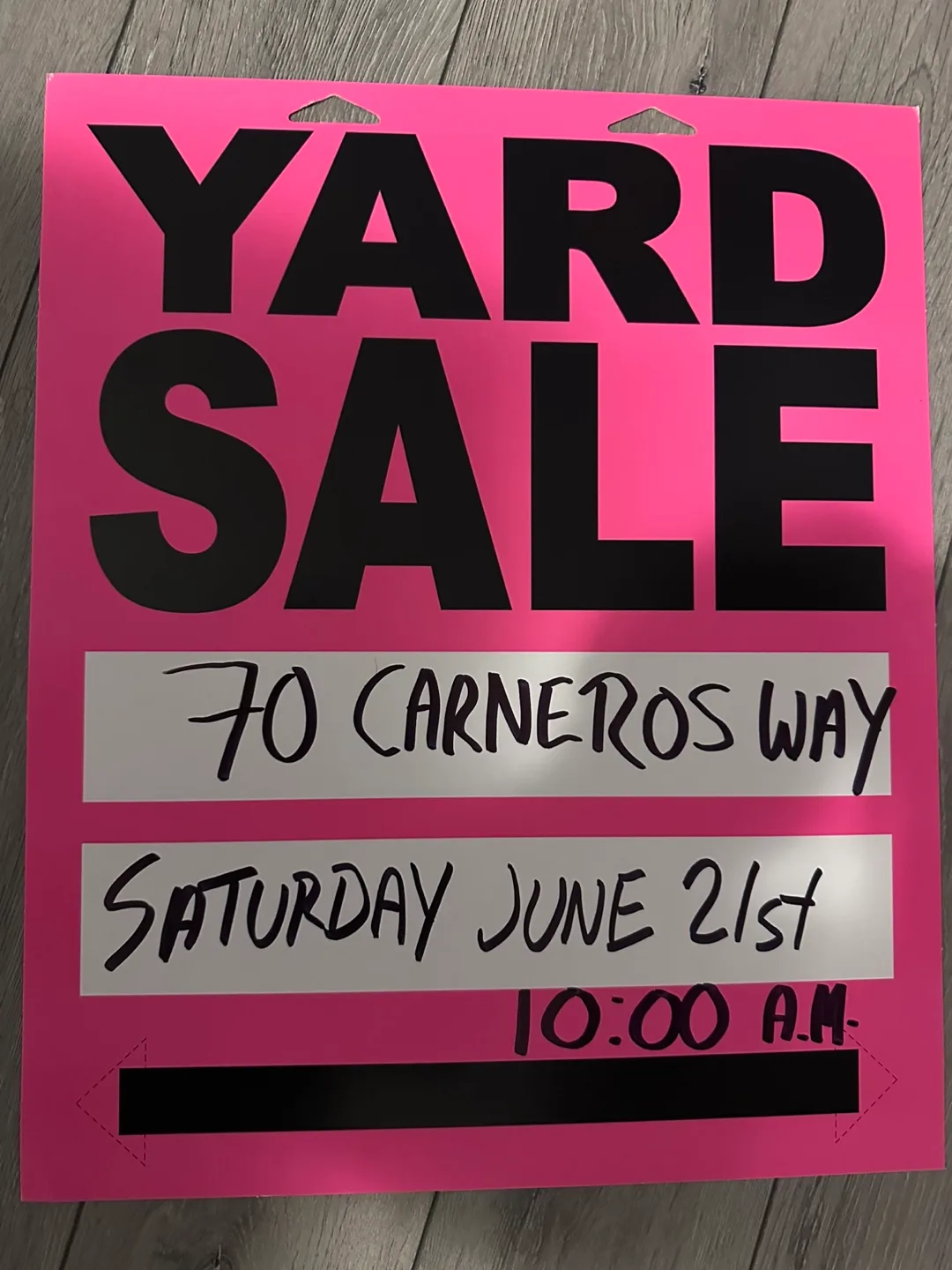 YARD / GARAGE SALE SATURDAY JUNE 21 thumbnail