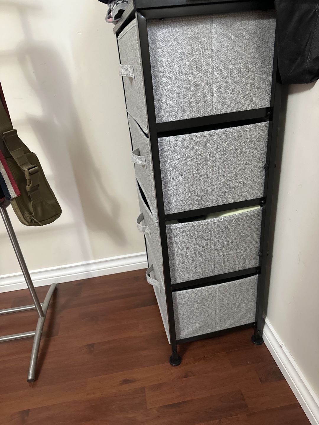 Grey 4-Drawer Storage Tower - photo 2