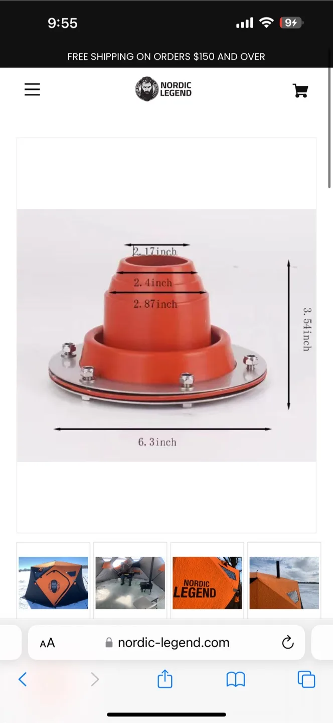 Nordic Legend Ice Fishing Tent image indicator(9)