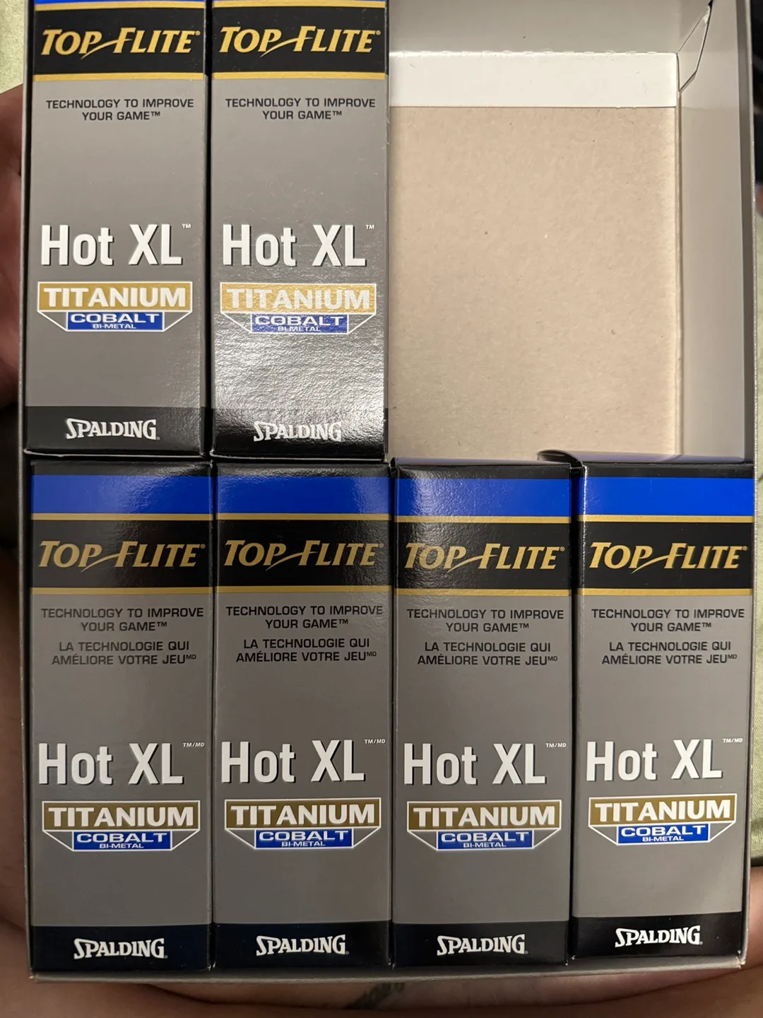 Top-Flite Hot XL Titanium Cobalt Golf Balls thumbnail