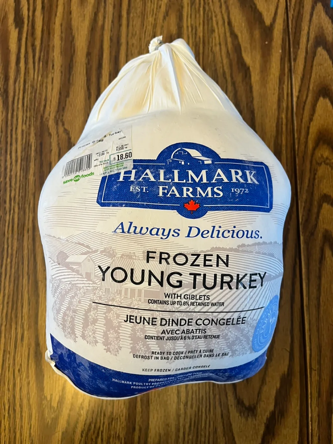 💚🥕🦃 FREE – Frozen Turkey (6.55 kg) – Never Used thumbnail