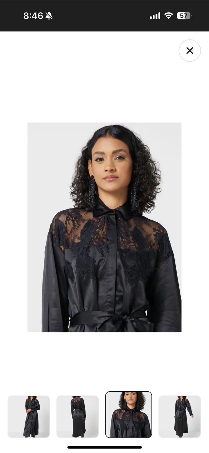 Design Black Lace Midi Dress - photo 2