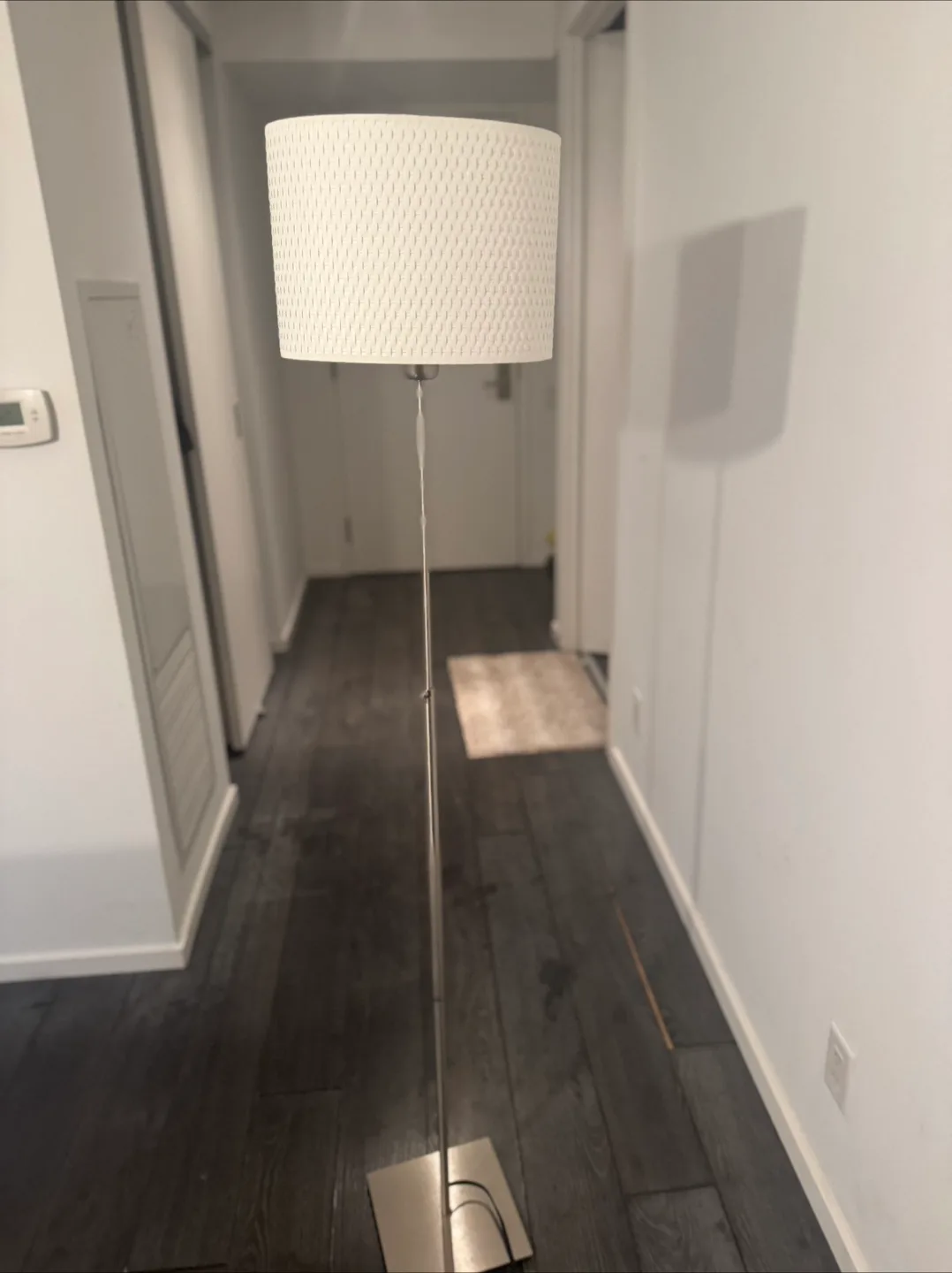 Standing Lamp with White Shade thumbnail