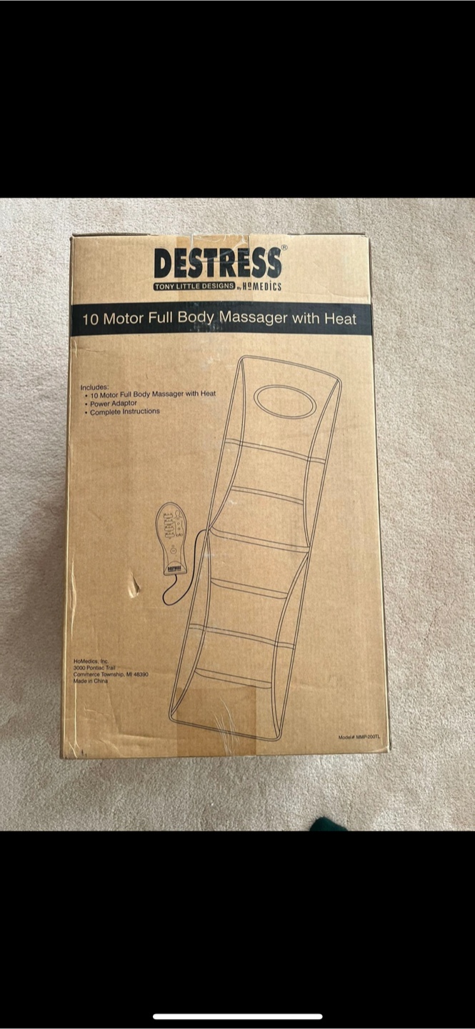 HoMedics Destress 10 Motor Full Body Massager with Heat