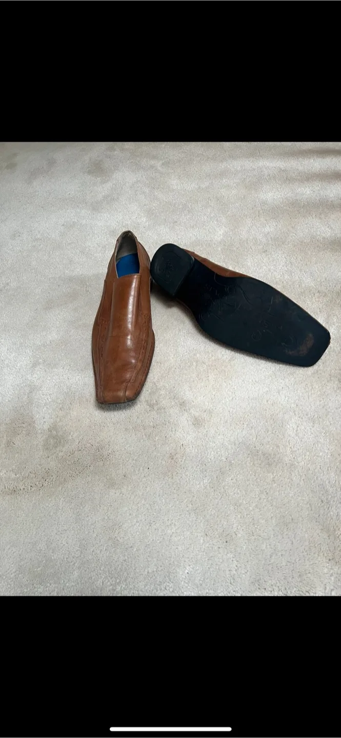 Brown Leather Dress Shoes, Size 13M image indicator(3)