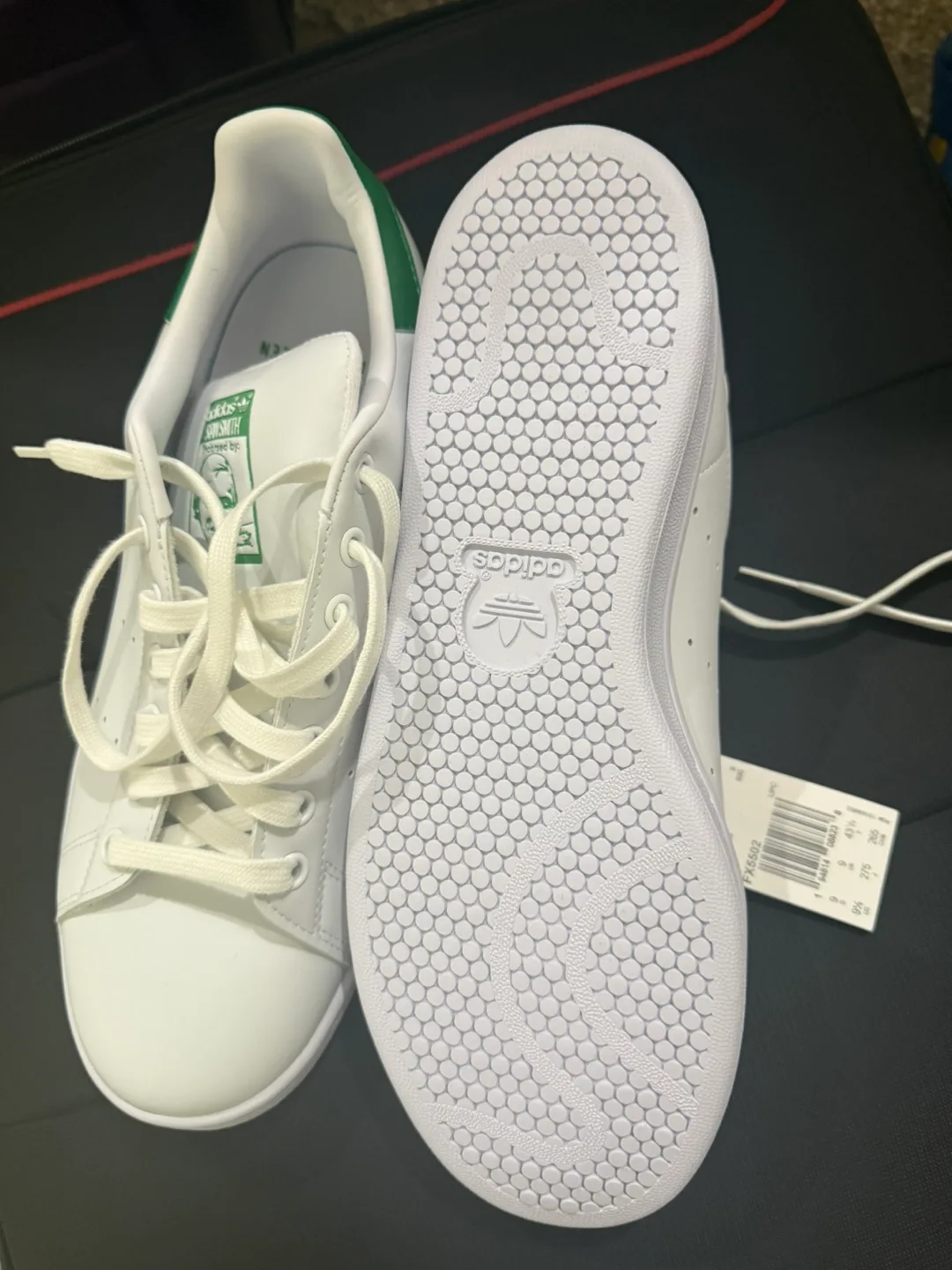 Adidas Stan Smith White/Green Sneakers image indicator(2)