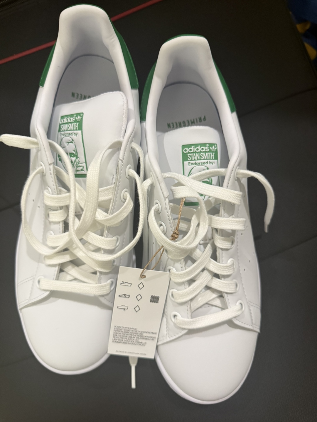 Adidas Stan Smith White/Green Sneakers - photo 3