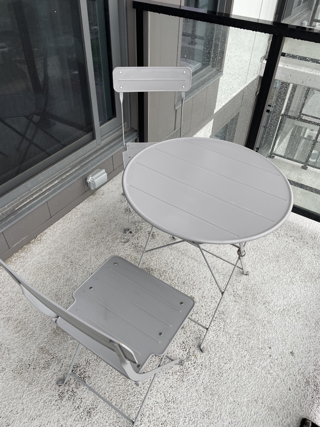 IKEA SUNDSÖ Grey Patio Bistro Set