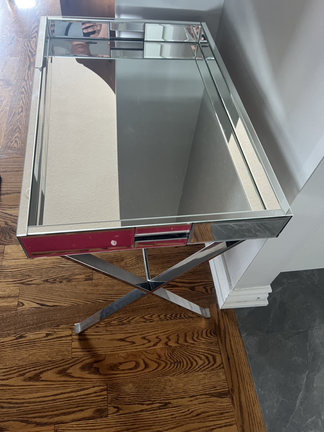 Mirrored Accent Table