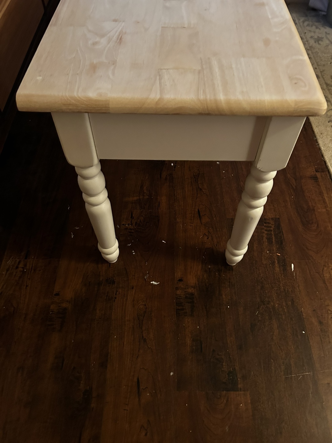 Wooden Coffee Table with Drawer/Bench - photo 2